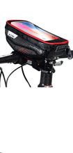 Load image into Gallery viewer, Bike Bag Frame Front Top Tube Waterproof Hard Shell Cycling Bag Touch Screen Phone Case Bicycle Accessories Bike Phone Mount Bag Cycling Waterproof Front Frame Top Tube Handlebar Bag With Touch Screen Holder Case
