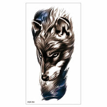 将图片加载到图库查看器，Big Tiger Lion Waterproof Temporary Sticker Tattoo Arm Legs Fake Tattoo Stickers For Adults Realistic Luxury Design For Mens Womens
