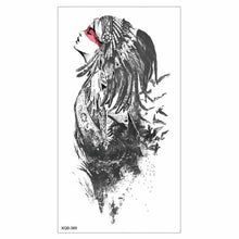 将图片加载到图库查看器，Big Tiger Lion Waterproof Temporary Sticker Tattoo Arm Legs Fake Tattoo Stickers For Adults Realistic Luxury Design For Mens Womens
