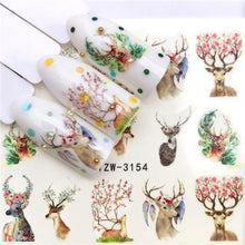 Load image into Gallery viewer, Nail Art Water Transfer Stickers Anime Mouse Animal Kid slider adhesive Watermark Decals Women Beauty Wedding Nails  Decal Self-Adhesive 3D Wave Design Decoration for Women Girls Art Stickers Decal Decoration Metallic Curve Strip Line Nail
