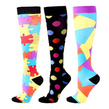 Load image into Gallery viewer, Compression Socks Athletic Best Graduated Breathable Nursing Socks Fit Running Outdoor Sports Socks Hiking Socks For Athlete Men And Women
