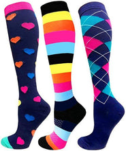Load image into Gallery viewer, Compression Socks Athletic Best Graduated Breathable Nursing Socks Fit Running Outdoor Sports Socks Hiking Socks For Athlete Men And Women
