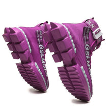 Load image into Gallery viewer, Fashion Flying Woven Sock Mens High Top Sneakers Men Non-slip Shoes Casual Shoes Running Modern Shoes Non Slip Athletic Tennis Walking Type Sneakers Hip Hop Style
