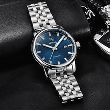 Load image into Gallery viewer, 2021 Fashion Luxury Leather Strap Casual Analog Watch Men Stainless Steel Wristwatch Waterproof Watches
