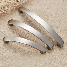 Load image into Gallery viewer, Cabinet Handles Kitchen Door Handles Drawer Knobs Aluminum Alloy Wardrobe Door Handles Brushed Modern Style Hardware  Stainless Steel Kitchen Cabinet Pulls For Kitchen Cabinet Drawer Door Cupboard Decorative Modern Hardware For Cabinet
