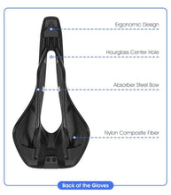 将图片加载到图库查看器，Ultra Light Comfortable Bicycle Saddle Mountain Road Bike Seat Soft Leather Hollow Breathable Cushion Seat Ergonomics Design Breathable Suspension Gel Bike Saddle Cushion For Mountain Bike Road Bike
