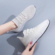Load image into Gallery viewer, Women's Running Summer Woven Sports Sneakers Fashion Casual Shoe Breathable Mesh Walking Shoes Non Slip Lightweight Breathable Mesh Running Shoes Comfortable Design
