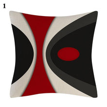 Load image into Gallery viewer, Red Abstract Cushion Cover Geometric Pillow Cases Sofa Decorative Modern Abstract Painting Pillow Case Beautiful Cushion Covers  Fashion Pillowcase Pillow Cover
