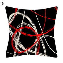 Load image into Gallery viewer, Red Abstract Cushion Cover Geometric Pillow Cases Sofa Decorative Modern Abstract Painting Pillow Case Beautiful Cushion Covers  Fashion Pillowcase Pillow Cover
