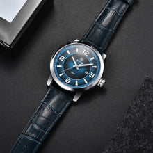 Load image into Gallery viewer, Sports Luxury Watches For Men Quartz Blue Watch Fashion Leather Strap Casual Mens Wrist Watch
