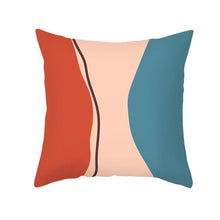 Load image into Gallery viewer, Abstract Line Drawing Cushion Case Modern Abstract Painting Pillow Case Beautiful Art Cushion Covers Art Sofa Pillows Case Livingroom Decorative Pillow 45x45CM
