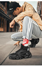 Load image into Gallery viewer, Modern High Top Beige Men's Sneakers Chunky Men Shoes Fashion Casual Breathable Men's Height Increasing Casual Outdoor High Quality Sport Sneakers
