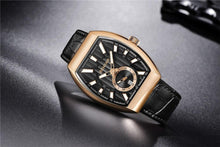 Load image into Gallery viewer, New Quartz Business Mens Luxury Watch Classic Retro Rectangle Analog Waterproof Fashion Leather Strap Wrist Watch
