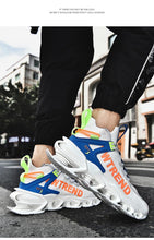 Load image into Gallery viewer, Men's Casual Sports Increase Fashion Reflective Blade Running Sneakers Luxury Walking Gym Shoes High Quality Breathable Mesh Sneakers For Jogging Walking Athletics Trainer Sports Sneakers
