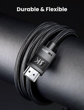 将图片加载到图库查看器，HDMI 2.1 Cable Ultra High Speed 8K60Hz 4K120Hz HDMI Splitter Cable 48Gbps Ultra High Speed 4K 120Hz Braided HDMI Cable Dynamic HDR Vision HDR 10 Compatible With UHD TV Laptop

