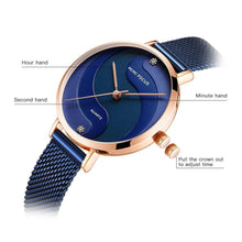 Load image into Gallery viewer, Ultra Thin Rose Gold Women Watches Fashion Analog Quartz Waterproof Wristwatches Elegant Round Design For Women
