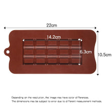 将图片加载到图库查看器，New Silicone Chocolate Mold Triangular Baking Tools Non-Stick Silicone Cake Mould Jelly Candy 3D Molds Kitchen Accessories Break Apart Chocolate Molds Silicone Deep Candy Bar Molds Silicone Shapes
