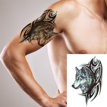 Load image into Gallery viewer, 57 Sheets Temporary Tattoo Stickers Set Waterproof Temporary Tattoo Waist Arm Modern Stylish Big Black Tattoos For Womens Mens
