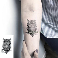 将图片加载到图库查看器，Luxury Different Waterproof Temporary Tattoo Sticker Snake Flower Fake Tattoo Body Art Adult Fashion Stickers For Womens Mens
