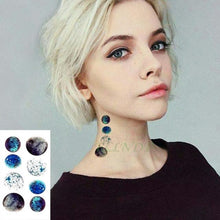 将图片加载到图库查看器，Luxury Different Waterproof Temporary Tattoo Sticker Snake Flower Fake Tattoo Body Art Adult Fashion Stickers For Womens Mens
