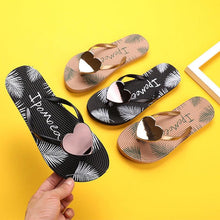 Load image into Gallery viewer, Summer Slippers Shoes Woman Pink Open Toe Flip Flops Clear Women Outdoor Flat Beach Slides Comfort Thong Style Flip Flops Sandals With Arch Support Heel Cup
