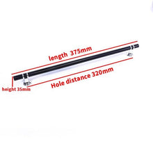 将图片加载到图库查看器，Aluminum Alloy Black Gold Door Handle Wardrobe Kitchen Cabinet Drawer Solid Handle Furniture Handle European Modern Hardware Modern Furniture Cupboard Door Drawer Handles
