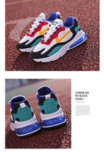 Load image into Gallery viewer, Women Casual Shoes Colorful Sneakers Flat Thick Sole Lightweight Air Cushion Gym Fashion Shoes Breathable Sport Air Fitness Walking Running Athletic Sneakers
