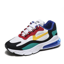 Load image into Gallery viewer, Women Casual Shoes Colorful Sneakers Flat Thick Sole Lightweight Air Cushion Gym Fashion Shoes Breathable Sport Air Fitness Walking Running Athletic Sneakers
