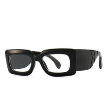将图片加载到图库查看器，Oversized Square Sunglasses Classic Square Sunglasses For Men &amp; Women Sun Glasses In Snake Pattern For Traveling Shades Female
