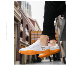 将图片加载到图库查看器，Men's Black Sneakers Mesh Breathable Shoes Male Fashion Black Athletic Footwear Flat Casual Walking Shoes Breathable Casual Shoes Couple Fashion Lace Up Mens Sneakers

