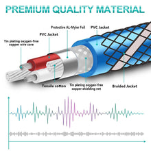 Load image into Gallery viewer, Gold Plated 3.5mm Audio Aux Cable For  Car Headphone Speaker Mobile Phone
