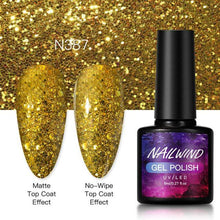 Load image into Gallery viewer, New Womens Fashion Gel Nail Polish UV LED Semi Permanent Matt Glossy Effect Luxury Manicure Design
