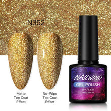 Load image into Gallery viewer, New Womens Fashion Gel Nail Polish UV LED Semi Permanent Matt Glossy Effect Luxury Manicure Design
