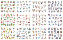 Load image into Gallery viewer, Pop Art Nail Stickers Sexy Girl Designs Comics Water Transfer Decals Manicure Lips Nail Art Decorations Slider Nail Art Stickers Decals Nail Art Supplies Valentines Day 3D Self-Adhesive Nail Decorations Accessories Women Girls Manicure Decorations
