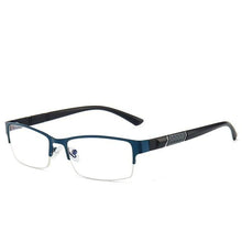 将图片加载到图库查看器，Lightweight Alloy Semi-Rimless Reading Glasses For  Men And Women With Quality Half Frame  Men Reading Glasses  For Men New Retro Eyewear
