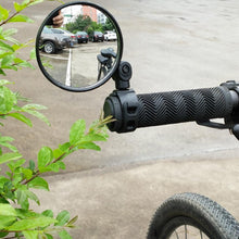 将图片加载到图库查看器，Bicycle Rearview Mirror Universal Handlebar Rearview Mirror 360 degree Rotate Rear View For Bike Bicycle Cycling Accessories Bicycle Rear Adjustable Rearview Mirror 360° Rotatable Rear-View Mirrors Handlebar Mounted Glass Mirror Universal Rearview

