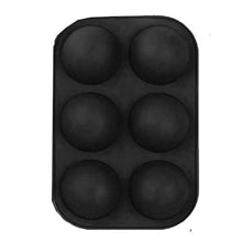 Load image into Gallery viewer, Half Sphere Silicone Soap Molds Bakeware Cake Decorating Tools Pudding Jelly Chocolate Fondant Mould Ball Biscuit Baking Mould 6 Holes Silicone Mold Half Ball Sphere For Making Chocolate Cake Jelly Pudding Handmade Soap
