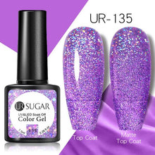 Load image into Gallery viewer, Popular 2022 Modern New Elegant Silver Purple Nail Gel Polish 7.5ml UV Manicuring Elegant Glossy Colororful Stylish Nail Design For Women
