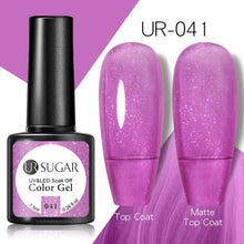 Load image into Gallery viewer, Popular 2022 Modern New Elegant Silver Purple Nail Gel Polish 7.5ml UV Manicuring Elegant Glossy Colororful Stylish Nail Design For Women

