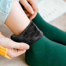 Load image into Gallery viewer, 3Pairs Female Winter Warm Thicken Thermal Soft Casual Solid Color Socks Wool Cashmere Home Snow Boots Velvet Home Floor Sock For Women
