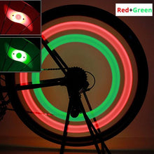 Load image into Gallery viewer, Bike Spoke Light Bicycle Wire Tyre Silicone LED Cycling Wheel Wire Warning Glowing Lamp Ultra Bright Waterproof Bicycle Spoke Lights Cycling Decoration Safety Warning Tire Strip Light
