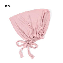 Load image into Gallery viewer, Fashion Modal Under Scarf  Hijab Turban Cap Cotton With Band Adjustable Inner Hijab cap Muslim Turban Hijab Cap For Women

