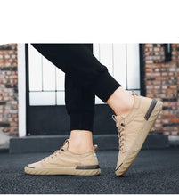 将图片加载到图库查看器，Canvas Men's Comfortable All-match Sneakers Breathable Cloth Casual Sports Flats Men Lightweight Outdoor Walking Sneakers Modern Design
