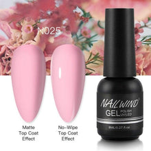 将图片加载到图库查看器，NEW TREND Modern fashion Red Gel Nail Polish For Nails  Permanent UV LED 8ml Matte Glossy High Quality Fashion Design For Women and Ladies
