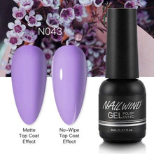 将图片加载到图库查看器，NEW TREND Modern fashion Red Gel Nail Polish For Nails  Permanent UV LED 8ml Matte Glossy High Quality Fashion Design For Women and Ladies
