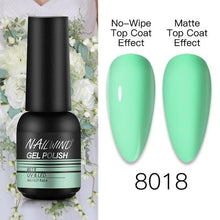 将图片加载到图库查看器，NEW TREND Modern fashion Red Gel Nail Polish For Nails  Permanent UV LED 8ml Matte Glossy High Quality Fashion Design For Women and Ladies

