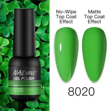 将图片加载到图库查看器，NEW TREND Modern fashion Red Gel Nail Polish For Nails  Permanent UV LED 8ml Matte Glossy High Quality Fashion Design For Women and Ladies
