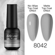 将图片加载到图库查看器，NEW TREND Modern fashion Red Gel Nail Polish For Nails  Permanent UV LED 8ml Matte Glossy High Quality Fashion Design For Women and Ladies
