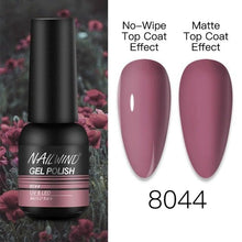 将图片加载到图库查看器，NEW TREND Modern fashion Red Gel Nail Polish For Nails  Permanent UV LED 8ml Matte Glossy High Quality Fashion Design For Women and Ladies
