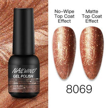 将图片加载到图库查看器，NEW TREND Modern fashion Red Gel Nail Polish For Nails  Permanent UV LED 8ml Matte Glossy High Quality Fashion Design For Women and Ladies
